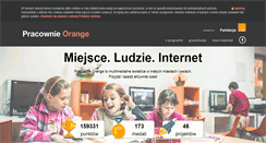 Desktop Screenshot of pracownieorange.pl