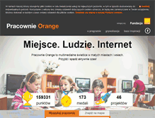 Tablet Screenshot of pracownieorange.pl